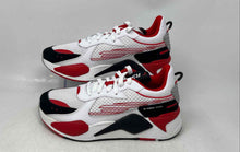 Load image into Gallery viewer, Puma Kids RS-X Cyber White Red Low Top Lace-Up Running Shoes Size 7C
