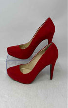 Load image into Gallery viewer, Jessica Simpson Womens Parisah Red Almond Toe Slip-On Stiletto Pump Heels 5.5M
