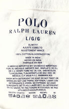 Load image into Gallery viewer, Polo Ralph Lauren Mens White Cotton Slim Fit Short Sleeve Pullover T-Shirt Sz L
