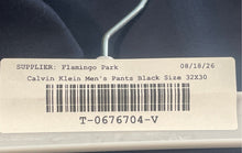 Load image into Gallery viewer, Calvin Klein Mens Infinite Black Straight Leg Dress Pants Size 32X30 With Tag
