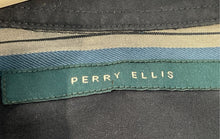 Load image into Gallery viewer, Perry Ellis Mens Multicolor Striped Short Sleeve Button-Up Shirt Size Small
