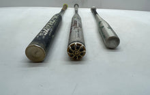 Load image into Gallery viewer, Lot Of 3 Pcs Tee Ball Black Silver-Tone Aluminum Outdoor Game Baseball Bats
