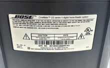 Load image into Gallery viewer, Bose Cinemate GS Series II Black Digital Home Theater Speaker System Not Tested
