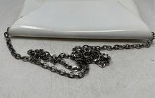 Load image into Gallery viewer, Stuart Weitzman Womens White Envelope Flap Chain Strap Clutch Purse
