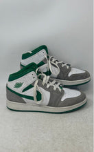 Load image into Gallery viewer, Nike Boys Air Jordan 1 Mid SE DC7248-103 White Green Basketball Shoes Size 6.5Y
