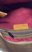 Load image into Gallery viewer, Valentina Womens Brown Leather Bottom Studs Adjustable Strap Crossbody Handbag

