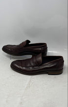 Load image into Gallery viewer, Bloomingdale's Mens Brown Leather Round Toe Slip-On Penny Loafer Shoes Size 10
