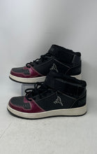 Load image into Gallery viewer, Above The Rim Mens Black Leather Lace-Up Mid Top Sneaker Shoes Size 13
