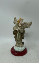 Load image into Gallery viewer, Resin Decorative Feathered Wings Wearing Robe Angel Figurine Collectible
