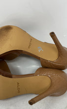 Load image into Gallery viewer, Aldo Womens Moonglow Brown Pointed Toe Slip-On Stiletto D&#39;Orsay Heels Size 8.5M
