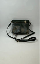 Load image into Gallery viewer, Ashwood Womens Green Genuine Leather Bottom Stud Adjustable Strap Crossbody Bag
