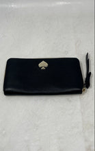 Load image into Gallery viewer, Kate Spade New York Womens Black Leather Inner Pocket Zip-Around Wallet
