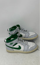 Load image into Gallery viewer, Nike Kids Air Jordan 1 Mid White Green Mid Top Lace-Up Sneaker Shoes Size 2.5Y

