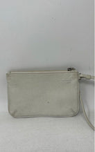 Load image into Gallery viewer, Coach Womens White Leather Top Zip Mini Travel Wristlet Wallet

