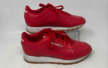 Load image into Gallery viewer, Reebok Mens Classic Leather GY3601 Red Lace-Up Low Top Sneakers Shoes Size 6
