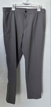 Load image into Gallery viewer, Banana Republic Mens Gray Flat Front Straight Leg Trouser Pants Size 34X32
