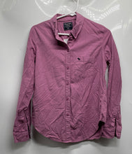 Load image into Gallery viewer, Abercrombie &amp; Fitch Womens Pink Long Sleeve Collared Button-Up Shirt Size M
