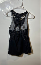 Load image into Gallery viewer, Lululemon Womens Black Round Neck Racerback Built-In Bra Tank Top Size No Size
