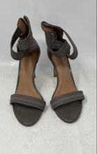 Load image into Gallery viewer, Joie Womens Elaine Gray Leather Open Toe Stiletto Heel Strappy Sandals Size 38.5
