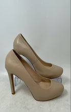 Load image into Gallery viewer, Pour La Victoire Womens Gilliana Beige Leather Stiletto High Pump Heels Sz 6.5M

