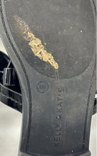Load image into Gallery viewer, Kelly &amp; Katie Womens Dahlin Black Open Toe Slip-On Thong Sandals Size 10M
