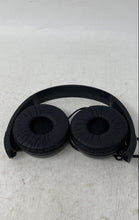 Load image into Gallery viewer, Sony MDR-ZX110 Black Foldable Wired On Ear Headphone In Box Untested
