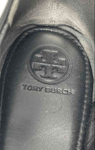 Load image into Gallery viewer, Authentic Tory Burch Womens Black Leather Ballet Flats Size 11 M Damaged
