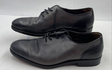 Load image into Gallery viewer, Authentic Salvatore Ferragamo Mens Gray Lace-Up Oxford Dress Shoes Size 6 Worn

