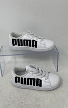Load image into Gallery viewer, Puma Kids Suede Crepe 381707-02 White Black Lace-Up Sneaker Shoes Size 9C
