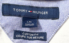Load image into Gallery viewer, Tommy Hilfiger Mens White Cotton Short Sleeve Custom Fit Flag Polo Shirt Size L
