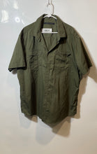 Load image into Gallery viewer, Sean John Mens Green Collared Short Sleeve Button-Up Shirt Size 3XB
