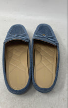 Load image into Gallery viewer, Michael Kors Womens Greta Blue Slip-On Moc Toe Denim Mule Flats Size 6 M
