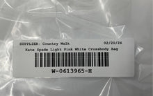 Load image into Gallery viewer, Kate Spade Womens Patterson Drive Maisie Light Pink White Leather Crossbody Bag
