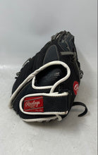 Load image into Gallery viewer, Rawlings Black Left-Hand Throw Slow Pitch Sports Softball Baseball Glove
