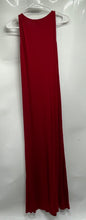 Load image into Gallery viewer, Max Studio Womens Red Deep V-Neck Sleeveless Collarless Maxi Dress Size Small

