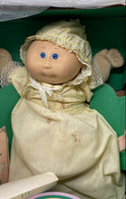 Load image into Gallery viewer, Cabbage Patch Kids Preemie Plastic Blue Eyes Caucasian Girl Doll With Box
