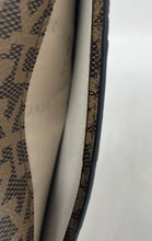 Load image into Gallery viewer, DKNY Womens Whitney Brown Monogram Credit Card Slots Zip-Around Wallet
