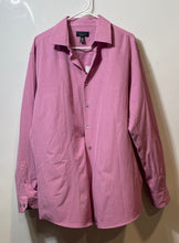 Load image into Gallery viewer, Alfani Mens Pink Athletic Fit Long Sleeve Collared Dress Shirt Size XL
