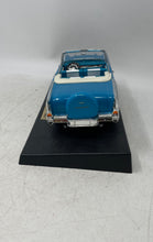Load image into Gallery viewer, Collectible Blue White Chevrolet Bel Air 1957 Open Door 1:18 Scale Diecast Car
