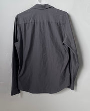 Load image into Gallery viewer, Calvin Klein Mens Gray Long Sleeve Slim Fit Infinite Button-Up Shirt Size M
