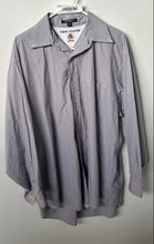 Load image into Gallery viewer, Tommy Hilfiger Mens Brown Cotton Long Sleeve Collared Dress Shirt Size 16

