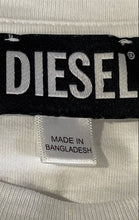 Load image into Gallery viewer, Diesel Mens White Short Sleeve Crew Neck Pullover T-Shirt Size Large
