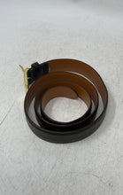Load image into Gallery viewer, Coach Mens F90264 Black Brown Leather Adjustable Buckle Dress Belt Size 36
