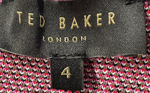 Load image into Gallery viewer, Ted Baker Womens Multicolor Animal Print Crew Neck Sleeveless Shift Dress Size 4
