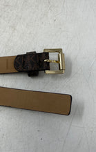 Load image into Gallery viewer, Michael Kors Mens Brown Signature Print Adjustable Buckle Belt Size Large
