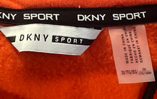 Load image into Gallery viewer, DKNY Womens Orange Long Sleeve Pockets Full-Zip Hoodie Size 2X
