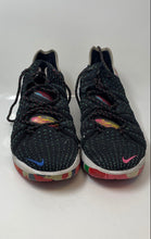 Load image into Gallery viewer, Nike Mens LeBron 18 CQ9283-002 Black Multicolor Lace-Up Sneakers Shoes Size 12
