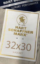 Load image into Gallery viewer, Hart Schaffner Marx Mens Tan Stretch 5-Pocket Chino Pants Size 32WX30L With Tags
