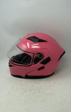 Load image into Gallery viewer, 1Storm Unisex Pink Cushioned Modular Full Face Motorcycle Helmet Size M 55-56
