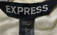 Load image into Gallery viewer, Express Womens Beige Crochet Lace Sleeveless A-Line Dress Size L Missing Belt

